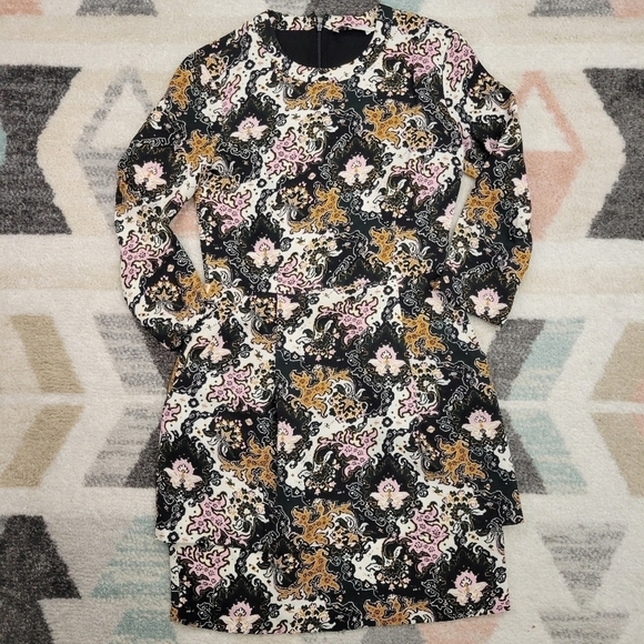 A.L.C. Tordi Floral Silk Mini Dress Size 2 - Picture 3 of 11